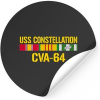 Autocollants USS Constellation CVA 64 Vétéran du Vietnam