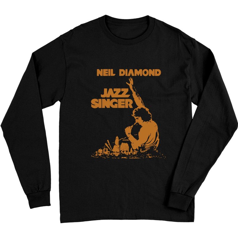 Chemise à manches longues Neil Diamond Jazz Singer — T-shirts pour hommes
