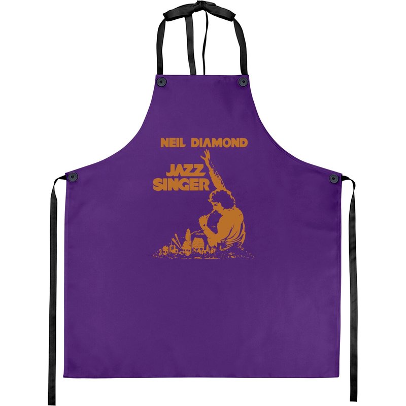 Neil Diamond Jazz Singer Vintage Apron — Kitchen Aprons