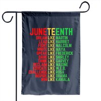 Juneteenth Dream Like Leaders Garden Flags for Men and Women — Decorative Flags