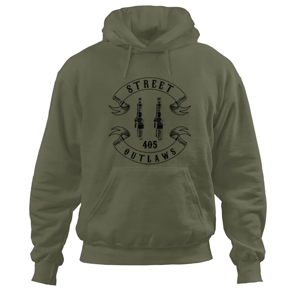 Hoodies 405 Street Outlaws Édition Noire pour Unisexe — Sweats à capuche pour hommes