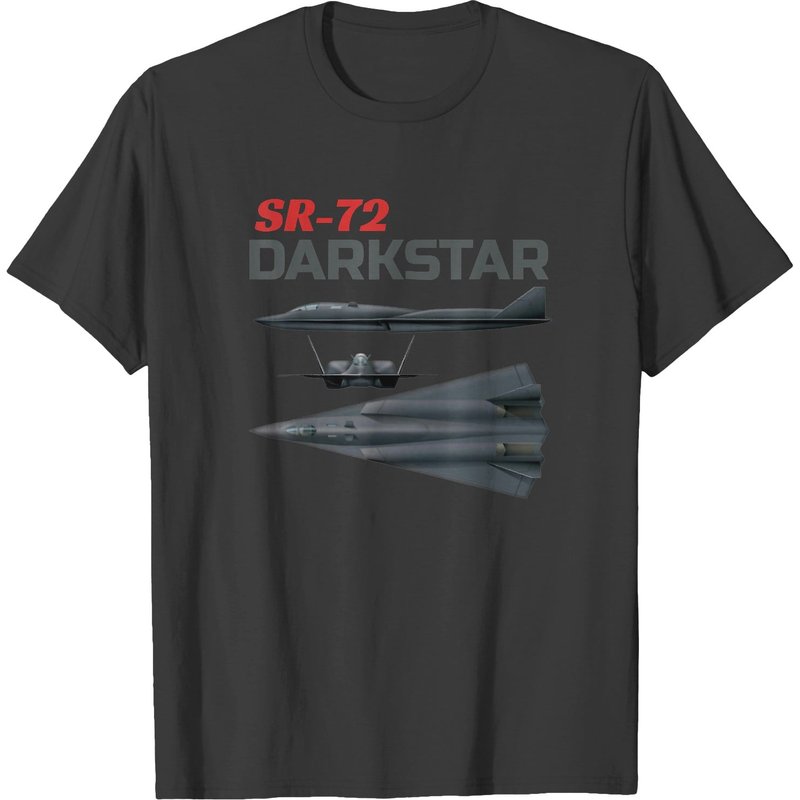 T-Shirt Fun Aviation Militaire Américain SR-72 Blackbird II pour Hommes — T-shirts pour hommes