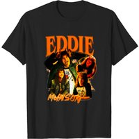 Eddie Munson T Shirt for Men in Black