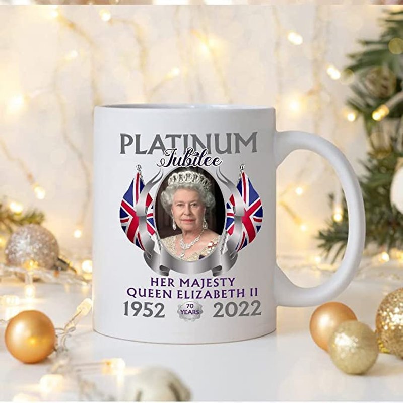 Queen Elizabeth II Platinum Jubilee Coffee Mug — Mugs & Tumblers