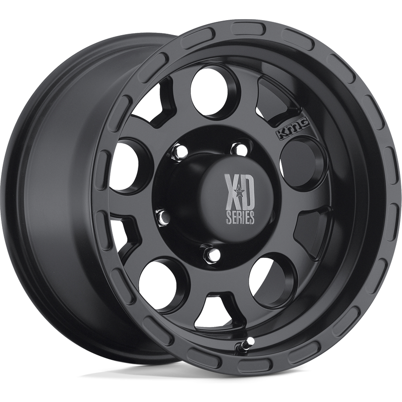 XD Series XD122 Enduro Matte Black Wheels - 17x9 - 6x139.7 — Wheels & Rims