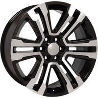 Roues OE CV44 Noir Machiné - 20x9 - Motif de boulon 6x139.7