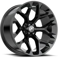 XF Off-Road XF-502 Gloss Black Wheels - 20x10 - 6x139.7 -12 Offset — Wheels & Rims