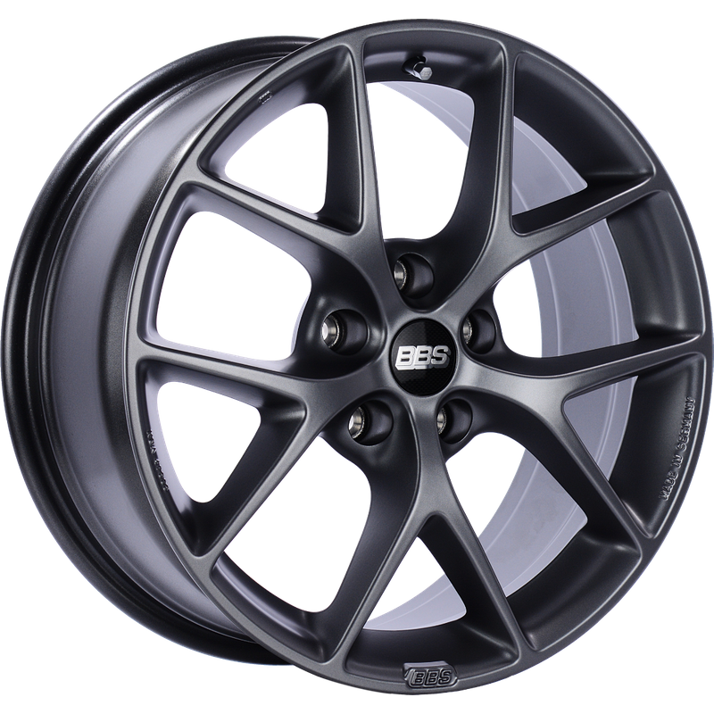 BBS SR Satin Graphite Wheels - 18x8, 5x114.3, 40 Offset — Wheels & Rims