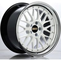 BBS LM Forged Gloss White Wheels with Diamond Cut Lip - 18x10 — Wheels & Rims