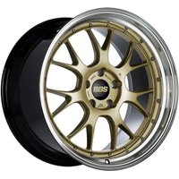 BBS LMR Forged Gold Diamond Cut Lip 20x9.5 5x120 Rims
