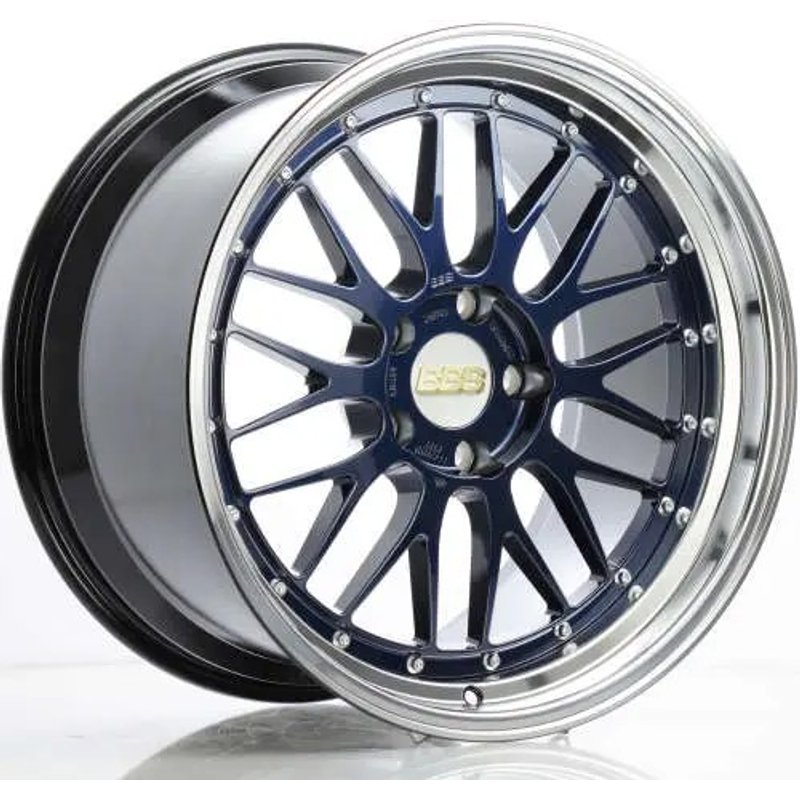 BBS LM Forged Navy Blue Wheels with Diamond Cut Lip - 19x9.5 — Wheels & Rims