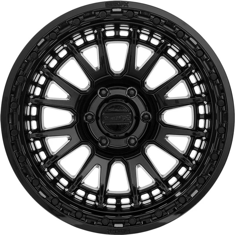 Metal FX Wheel Slayer Truck Gloss Black - 17x9 - 5x127 Bolt Pattern — Wheels & Rims