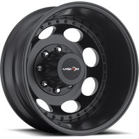 Vision HD 181Z Van Dually Matte Black Wheels - 19.5x6.75