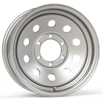 Vision HD JG70 Trailer S Silver Wheel - 13x4.5 - 5x114.3 Bolt Pattern