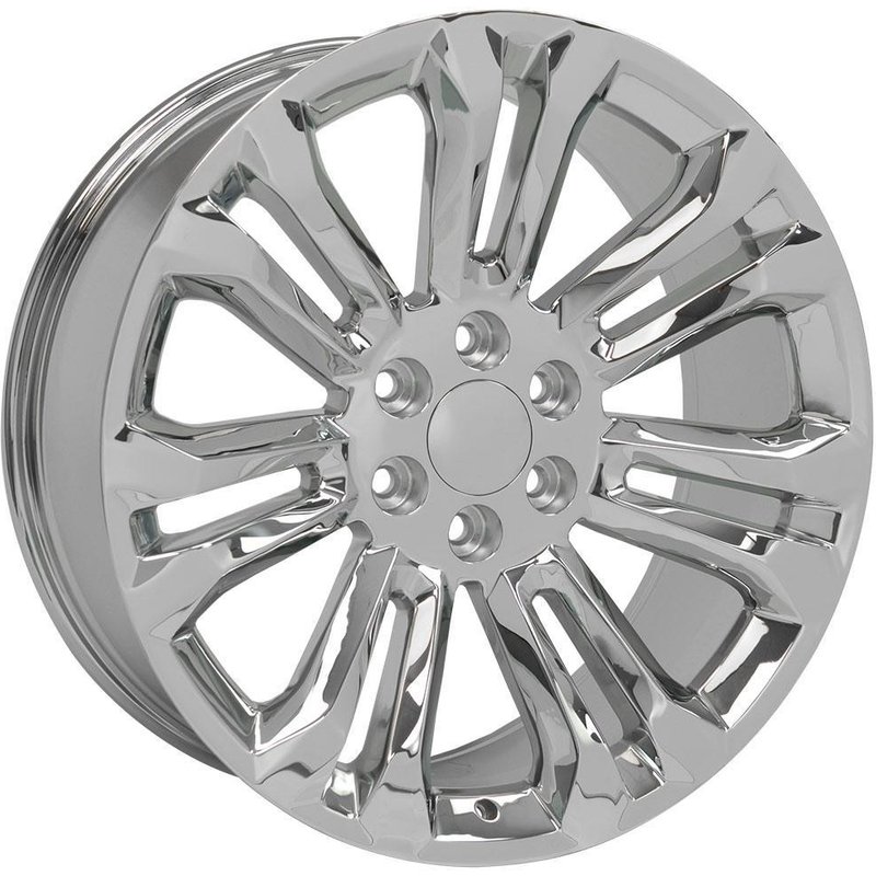 Roues OE CV43 Chrome 22x9 6x139.7 Motif de Boulons 24 Décalage — Roues et jantes