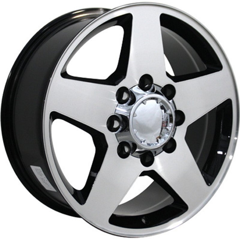 OE Wheel CV91 Machined Black - 20x8.5 - 8x165.1 Bolt Pattern — Wheels & Rims