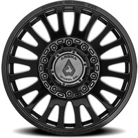 Roues Arena Dually Sultan Avant Noir Brillant - 22x8.25 - 10x225