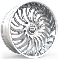 Jantes Dazz Heat Gloss Argent Brossé Chromé Acier Inoxydable 24x10 — Roues et jantes