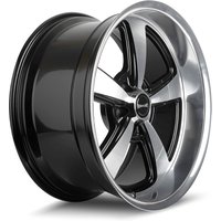 Roues Ridler 652 Noir Brillant avec Face Découpée - 20x10