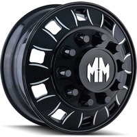 Roues Mayhem 8180 Bigrig Noires Mat - Taille 24.5x8.25