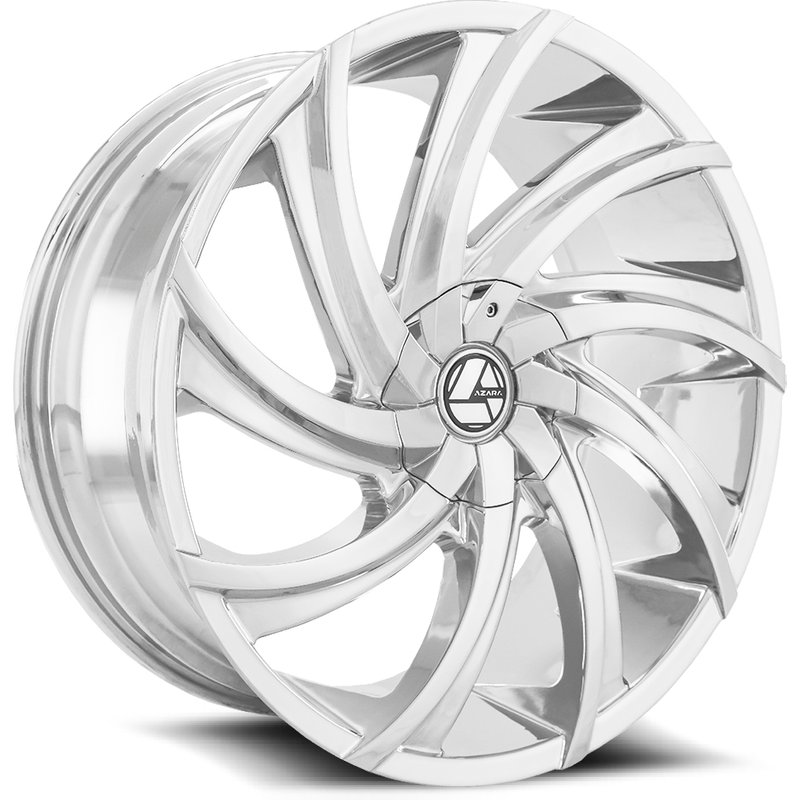 Azara Aza-503 Chrome Wheels - 24x9 - 5x115 Bolt Pattern — Wheels & Rims