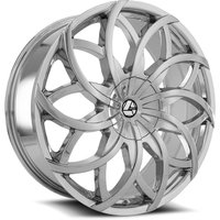 Azara Aza-504 Chrome Wheels - 24x9 - 5x115 Bolt Pattern — Wheels & Rims