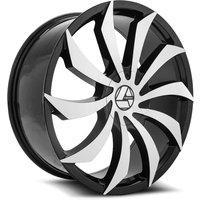 Azara Aza-507 Gloss Black Machined Wheels - 28x9.5 - 5x115 — Wheels & Rims