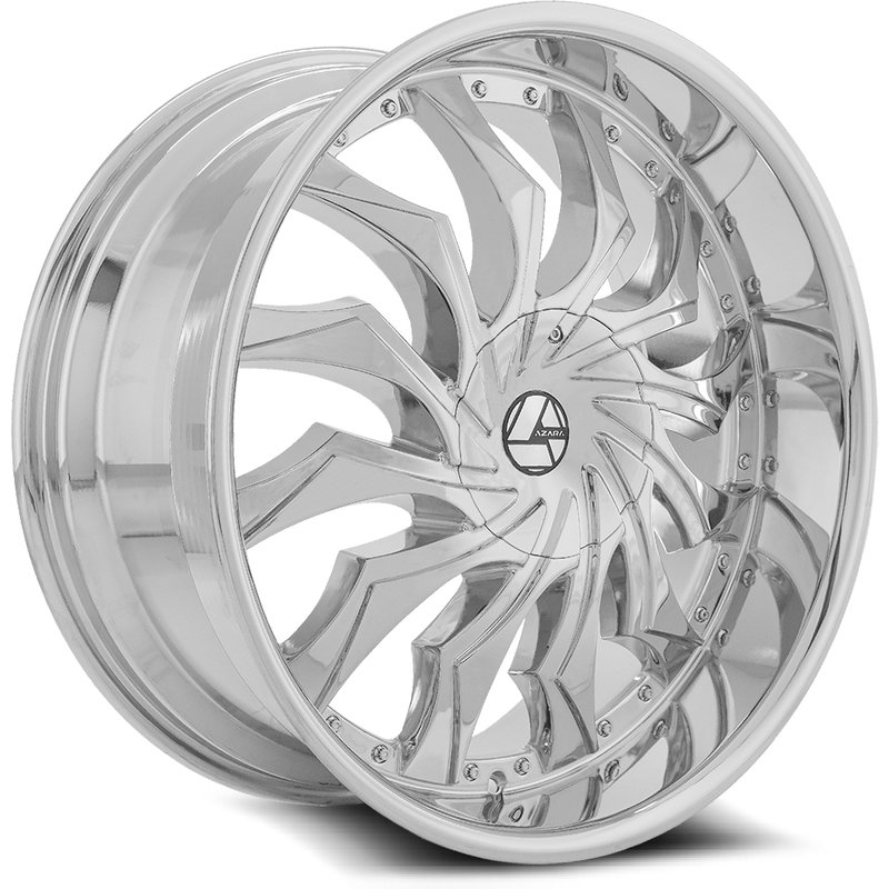 Azara Aza-515 Chrome Wheels - 22x9.5 - 6x135 Bolt Pattern — Wheels & Rims