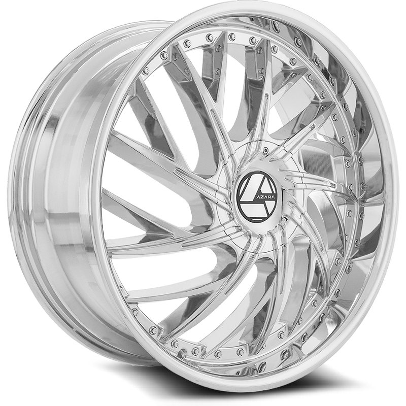 Azara Aza-516 Chrome Wheels - 24x9 - 6x135 Bolt Pattern — Wheels & Rims