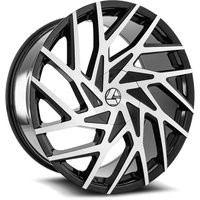 Azara Aza-518 Gloss Black Machined Wheels - 20x8.5 - 5x110 — Wheels & Rims