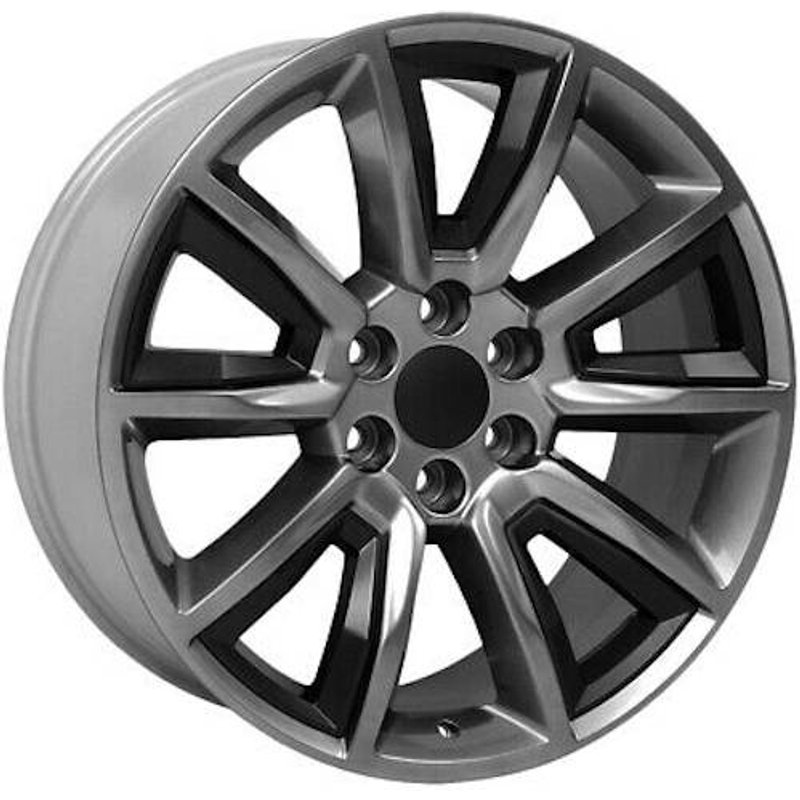 O.E. Revolution C-08 Gunmetal Wheels - 22x9, 6x139.7 Bolt Pattern — Wheels & Rims