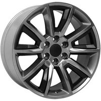 Roues O.E. Revolution C-08 Gunmetal avec Noir 22x9 6x139.7 — Roues et jantes