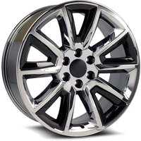 Roues O.E. Revolution C-08 Chrome w Black 24x10 - Motif de boulon 6x139.7