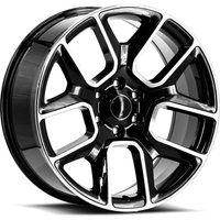 Roues O.E. Revolution C-16 Noir Brillant Machiné - 22x9 - 6x139.7
