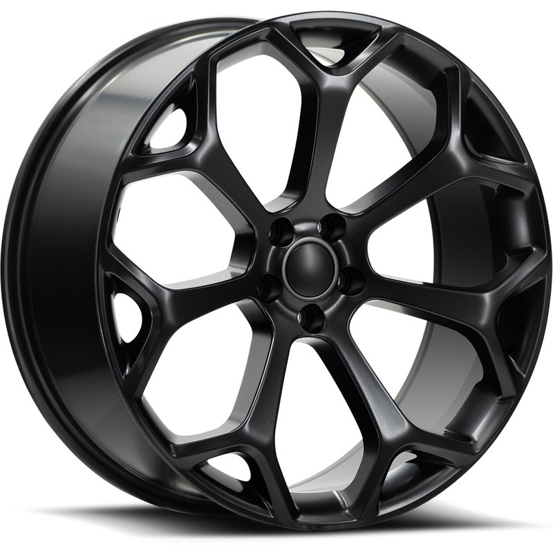 O.E. Revolution C-300 Satin Black Wheels - 22x9 - 5x115 - 20 Offset — Wheels & Rims