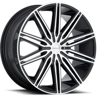 Roues Cavallo CLV-10 Noir Brillant Usiné - 22x9.5 - 5x115