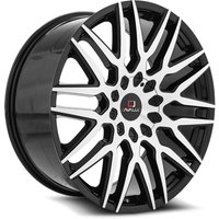 Roues Cavallo CLV-24 Noir Brillant Usiné - 22x9.5 - 5x115