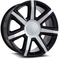O.E. Revolution D-05 Gloss Black Wheels - 22x9 - 6x139.7 Bolt Pattern — Wheels & Rims