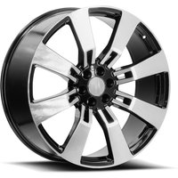 O.E. Revolution G-02 Gloss Black Machined Wheels - 22x9 - 6x139.7