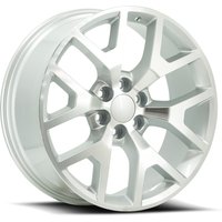 Roues O.E. Revolution G-04 Argent Usiné - 30x10 - 6x139.7 — Roues et jantes
