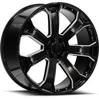 O.E. Revolution G-06 Gloss Black Milled Wheels - 22x9, 6x139.7