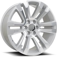 O.E. Revolution G-10 Silver Machined Wheels - 22x9 - 6x139.7 — Wheels & Rims