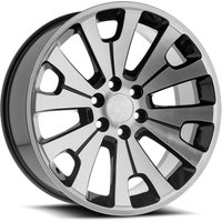 O.E. Revolution G-12 Gloss Black Machined Wheels - 24x10 - 6x139.7