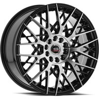 Roues Spec-1 SP-53 Noir Brillant Usiné - 17x7.5 - 5x100 — Roues et jantes