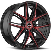 Spec-1 SP-56 Gloss Black Red Machined Wheels 17x7.5 5x105 — Wheels & Rims