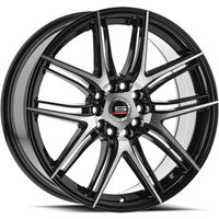 Spec-1 SP-56 Gloss Black Machined Wheels - 18x8, 4x100, 38 Offset — Wheels & Rims
