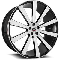 Spec-1 SPL-002 Black with Brushed Finish 20x9 Rims 5x120 Bolt Pattern