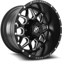 XF Off-Road XF-202 Matte Black Wheels - 20x10 - 5x114.3 -12 Offset — Wheels & Rims