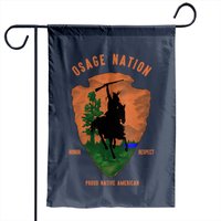 Osage Nation Tribe Vintage Arrow Garden Flag
