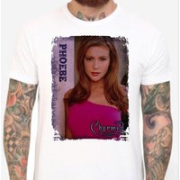 Charmed Alyssa Milano as Phoebe White Custom Made T-Shirt for Men